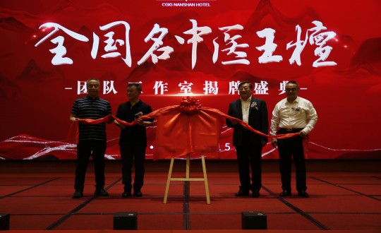 2024年6月15日，王檀中醫(yī)團(tuán)隊工作室在酒店公司舉辦揭牌儀式_副本.jpg